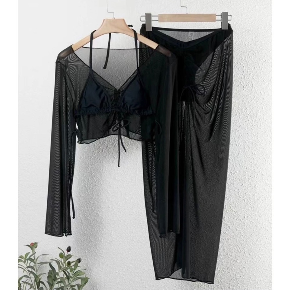 Mesh skirt set - Picture 2 of 3